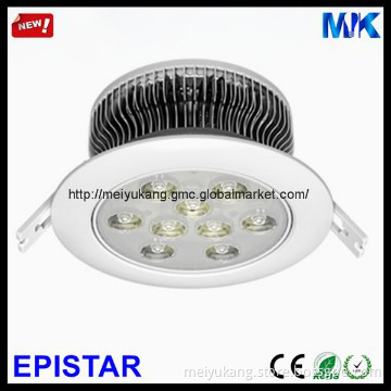 Modern Round Sliver 9W Epistar 27V Ceiling led lights